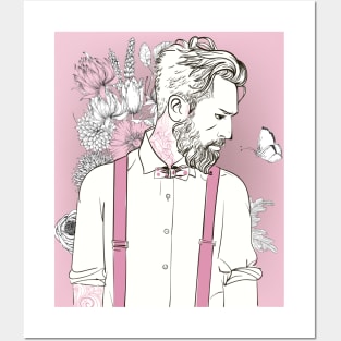 Barber Pink Posters and Art